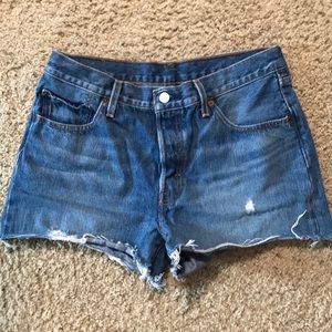 Levi 501 denim shorts